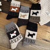 Лот-5пар! Набір мʼяких шкарпеток з оригінальним принтом 37-40р