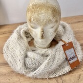 Обʼємний шарф снуд❤️золотисті пайєтки