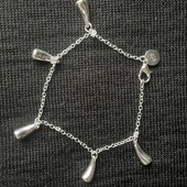 Оригинальный браслет, стерлинговое серебро