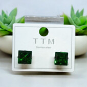 Сережки Stainless steel нержавіюча сталь 8мм