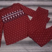 Яркая трикотажная пижама отличного качества