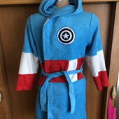 Халат теплий мягусенький 9-10 років 134-140 см, Marvel. в ідеалі