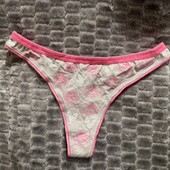 Жіночі бавовняні труси-стрінги Nicoletta, сірі S