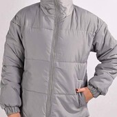 Шикарнейшая куртка евро зима , синтепон 180. Цвет серый размер 1