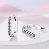 Срібні сережки з фіанітами 925