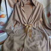 Теплый женский мягчайший кардиган