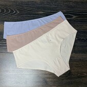 Арт.1578 трусики жіночі 3шт хіпстери бавовна h&m розмір ХL.
