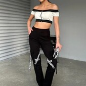 Женский трикотажный костюм двойка брючный Турция.