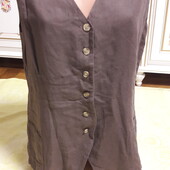 Розпродаж! Лляна жилетка