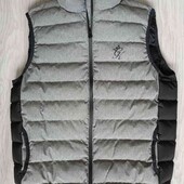 Gym King шикарная теплая мужская стёганая жилетка размер L XL