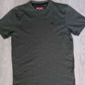 Kingpin хлопковая мужская футболка цвет хаки меланж размер XS S можно на подростка 
