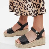 Чорні, базові босоніжки, еспадрилі ✨ Без дефектів, 41