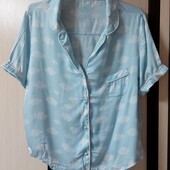 Піжамна віскозна кофтинка 6-8 розмір, євро 34-36