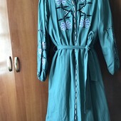Сукня- вишиванка модного кольору!!!!