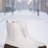 Теплі зимові черевики з хутром на платформі 41р