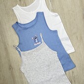 Primark.Набір майок для дівчинки 3 шт 128 см(7-8 р)