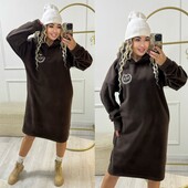 Крута і тепла туніка з флісу. Розміри 42-52