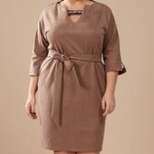 Шикарні замшеві сукні в великих батальних розмірах.