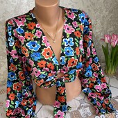 В ідеальному стані яскрава блуза НОГ 49см.