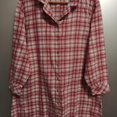 Халат рубашка фланелевая