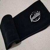 Черный пояс-корсет для похудения "Yalilia".фиксация спины, поддержки мышц или как пояс для сауны/пох