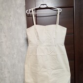 Розпродаж!!! Брендовый коттоновый джинсовый сарафан-платье р.16.