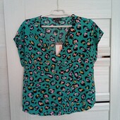 Розпродаж!!! Брендовая новая вискозная блуза р.36евро.