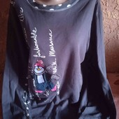 Фірмовий трикотажний реглан,можна як верх від піжами,розмір XL