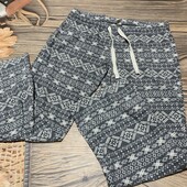 Флисовые пижамные штаны размер л/хл