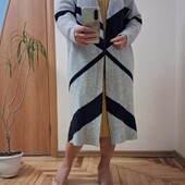 Модний теплий кардиган, пальто з кишенями розмір 18-20