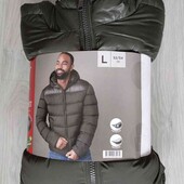 Livergy брендовая стильная мужская термо/куртка/ пуховик с капюшоном размер L евро 52/54