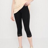 Легінси капрі з мереживом розмір Л/ХЛ