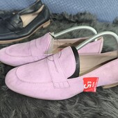 Next uk7 w, балетки лофери зі штучної замши колір бузок