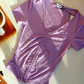 Трикотажний крос-топ pink woman ліловий