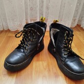 Шкіряні зимові ботінки для дівчинки