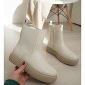 Хіт зими ,стильні зручні зимові черевики з натуральної шкіри утеплення хутром