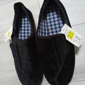 Новые брендовые тапки для проблемных ног на липучке р.10(43-44)