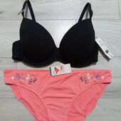 Новый брендовый комбинированный раздельный купальник р.20-22.