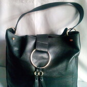 Фірмен. Сумка шопер з якісної євр. еко- шкіри + еко- замшу в ідеал.стані Багато різних лотів