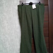 Новые брендовые брюки из льна и вискозы р.22
