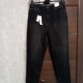 Брендовые новые коттоновые джинсы мом р.12-14(30-32).
