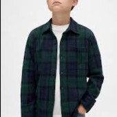 Тепла стильна сорочка в клітинку, 5-6 років