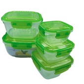 Набор контейнеров с крышками 5 шт 275,500,900,1500
