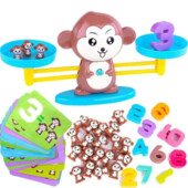 Математические весы балансир обезьянка