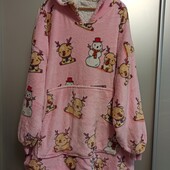 Худи халат плюшевый