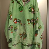 Худи халат плюшевый