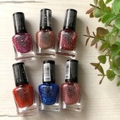 Набір лаків lovit 6 штук з блискітками