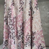 Бавовняна довга спідниця рослинний прінт р.хл