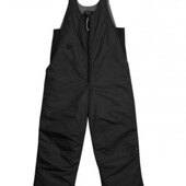 Зимовий дитячий напівкомбінезон/ лижні штани white sierra, чорні 128-134 см