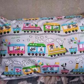 Дитяча наволочка 40х60 см на блискавці. 100% бавовна.